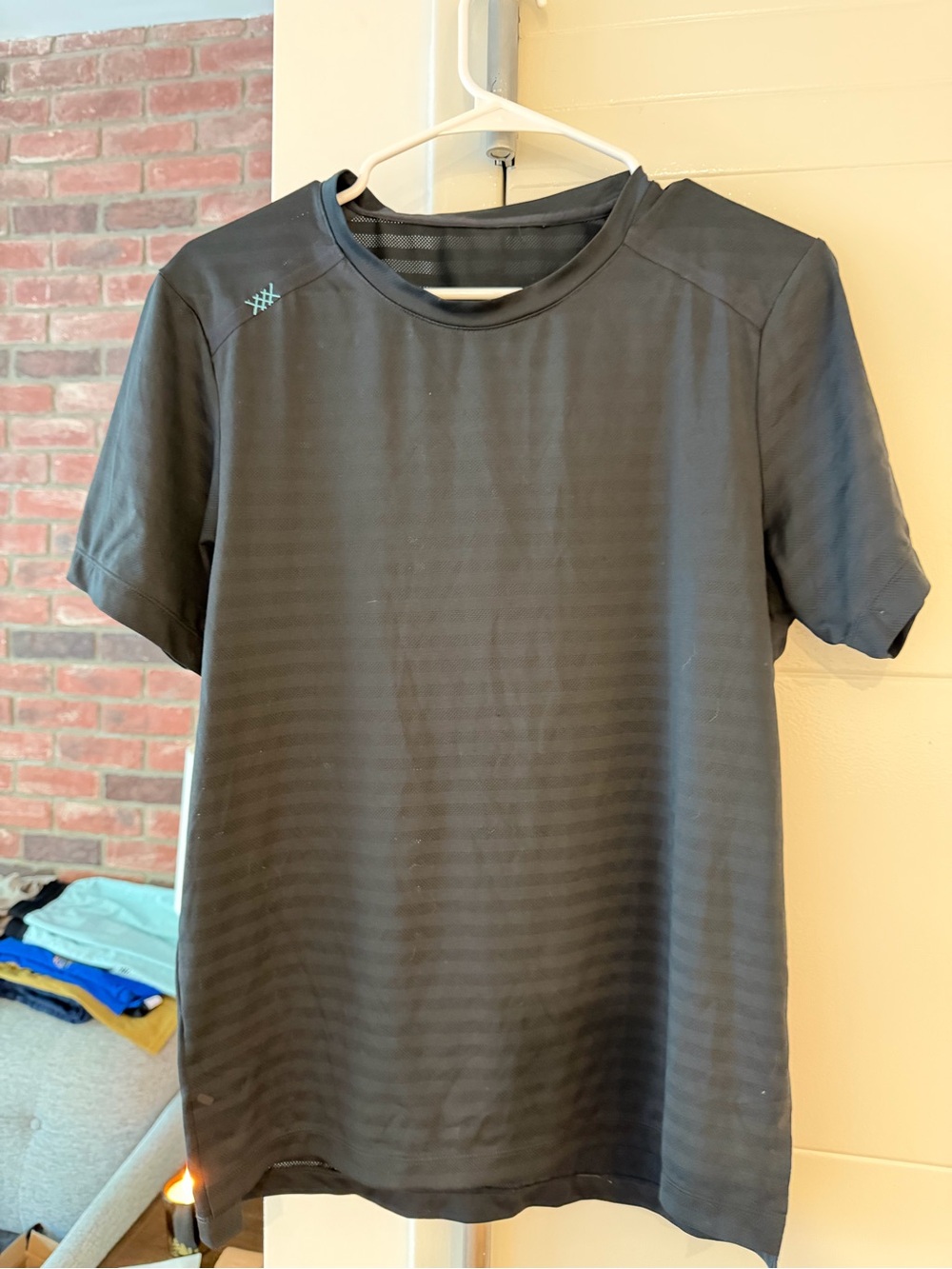 Rhône Men's Black Performance Crew Neck Shirt - Picture 1 of 3